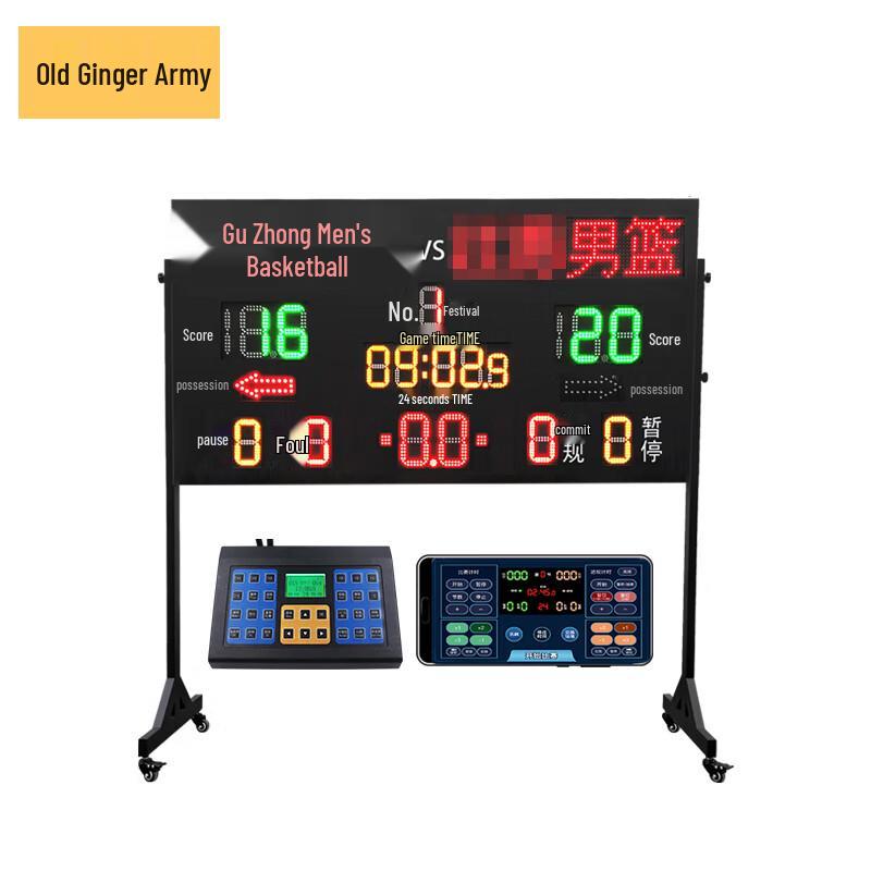Basketball Electronic Scoreboard & Shot Clock