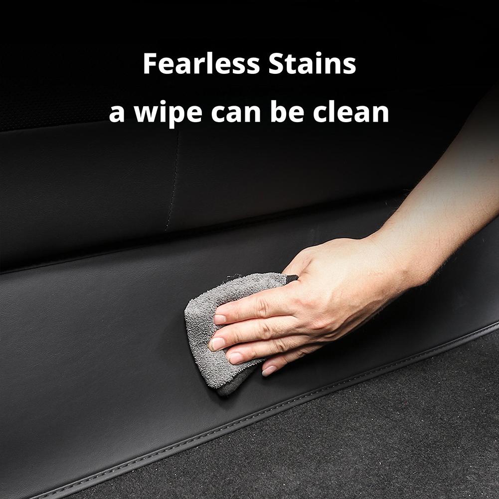 For Tesla Model 3 Y Juniper/Launch Seat Kick Pad Cover Interior Strip Corner Guard Accessories Anti-kick Pad Cover Rear Seat