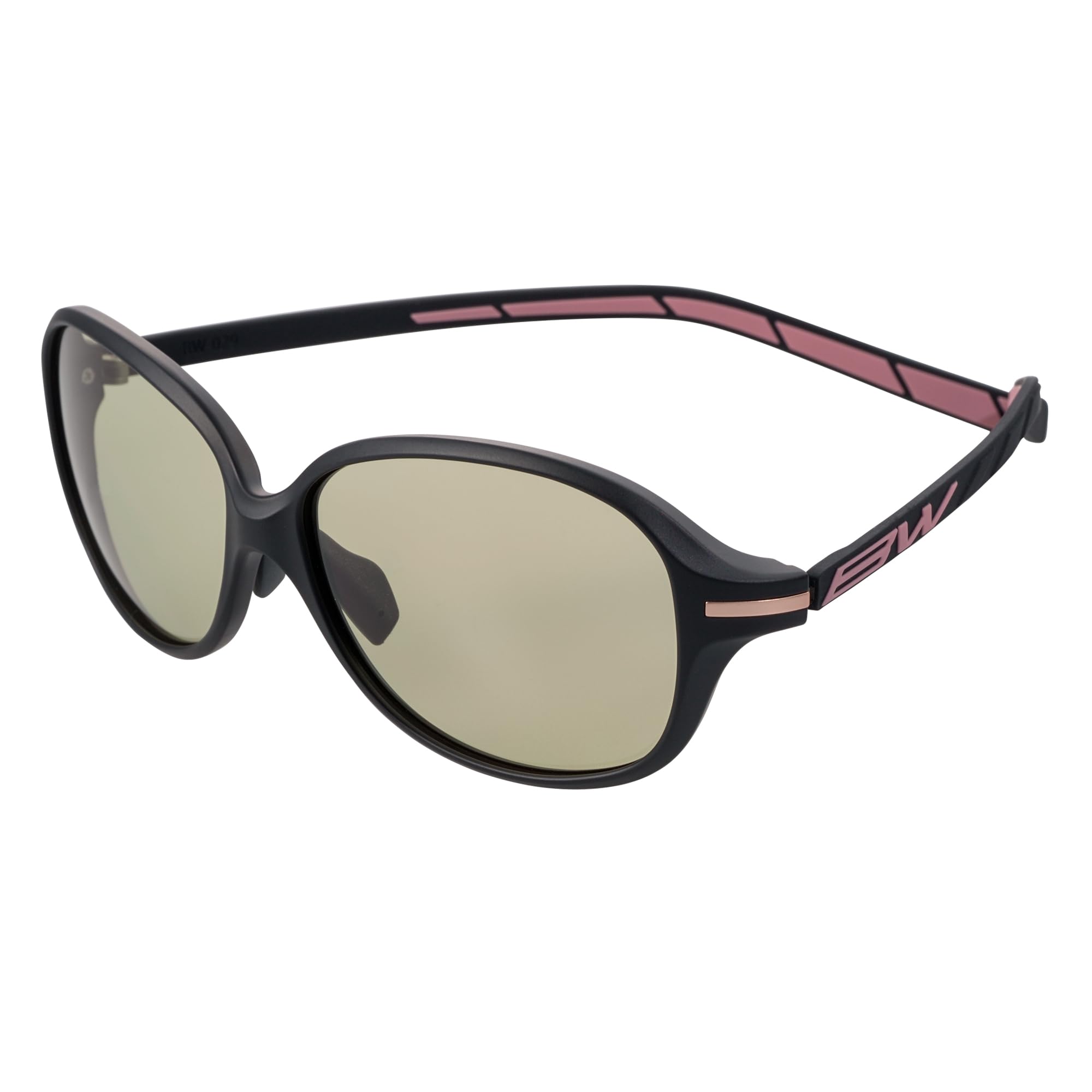 

Golf Sunglasses Matte x Pink GREEN FOCUS [Bunnywalk] BW-029 BW-0294G Black/Black