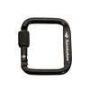 3pcs Flattened Buckle with Thread Square Carabiner Durable Kettle Buckle Carabiner Accessories
