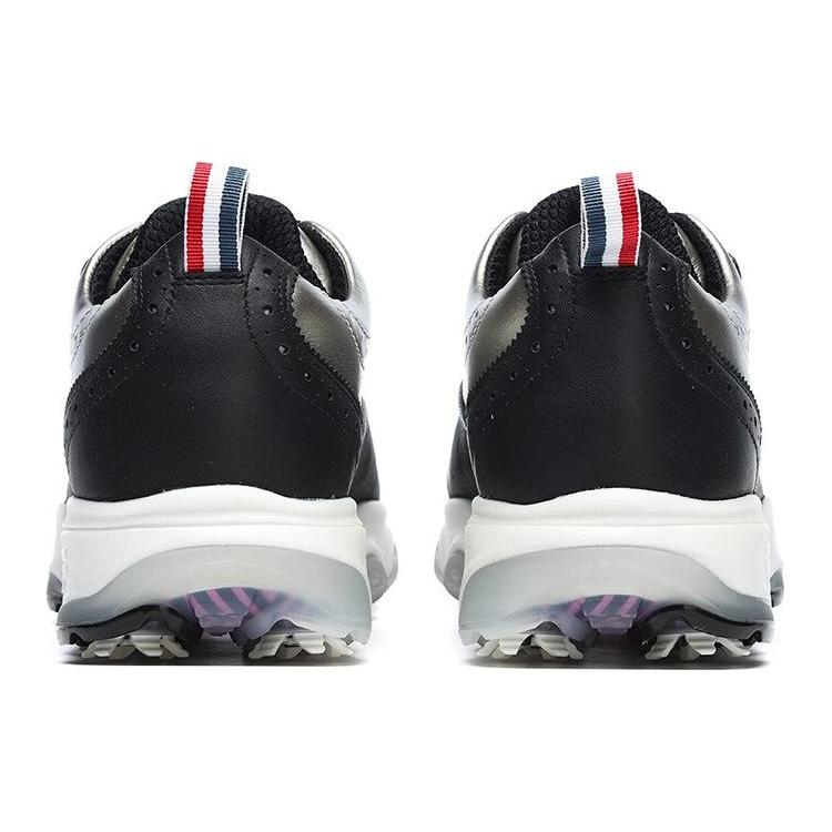 New FILA Gf Oxford Spike Gf Oxford Spike Low Top Golf Shoes Black Silver A12M241601FBK
