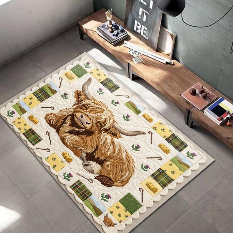 Fabric Animal Sleeping Panda Carpet Rug for Living Room Bedroom Home Sofa Decoration,Kids Play Non-slip Floor Mat