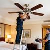 Náhradní ramena stropního ventilátoru Hliníková slitina Konektor 5 kusů Sada držáků ramen stropního ventilátoru Pro domácnost Ložnici Kuchyni Garáž