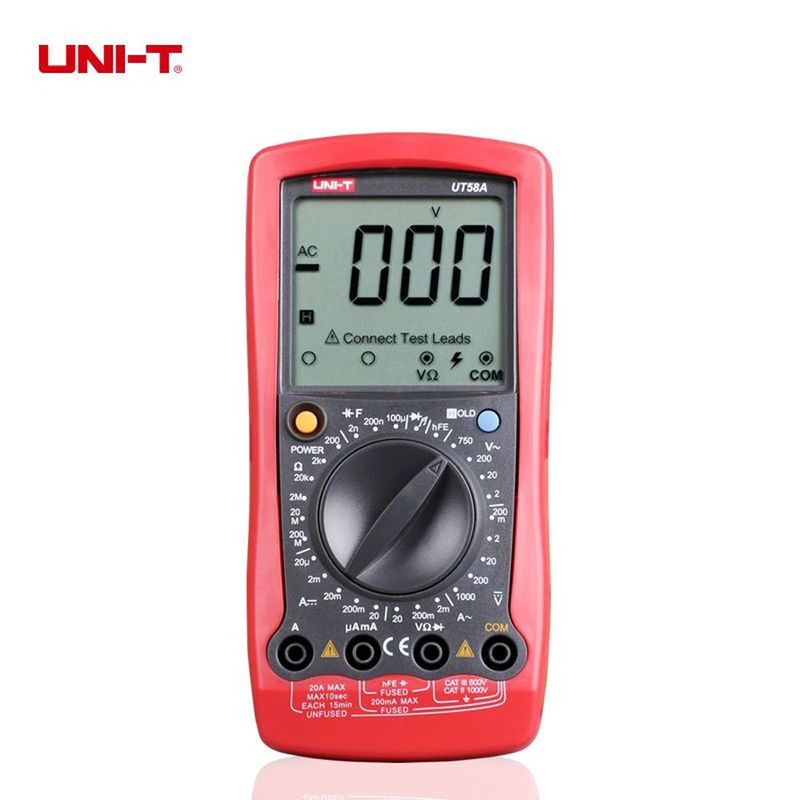 UNI-T UT58A UT58B UT58C UT58D UT58E Professional Digital Multimeter High Accuracy Multi Function Electrical Measuring Tool