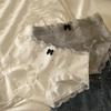 3Pcs Sweet Seamless Briefs Mid Waist Underwear for Women Sweet Lace Bowknot Panties Girl