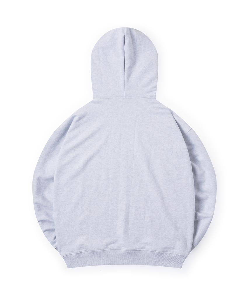 No.424 Caw Basic Logo Hoodie (Ash Gray)