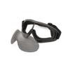 Cosplay Tactical Goggles Shooting Sunglasses with Black Anti-Fog Scratch-Resistant Lenses for Paintball Motorcycle Windproof Eye Protection Wargame