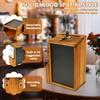 Suggestion Box Wood Donation Box with Slot and Erasable Chalkboard Multipurpose Safe Donation Box for Office School Restaurant