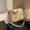 Retro Commuter Chain Underarm Bag Women'S Simple Large-Capacity Shoulder Bag Messenger Bag