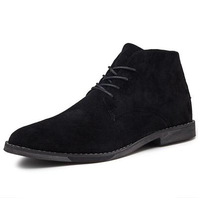 20252025 Independent Station Autumn Men's High Top Casual Shoes Frosted Small Leather Shoes Men's Shoes Large Size Foreign Trade