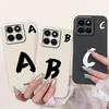 For Honor X7C Case ALT-LX2 Cute Lucky Letters Cover Shockproof Soft TPU Phone Case For Honor 200 Smart HonorX7C Back Cover Coque