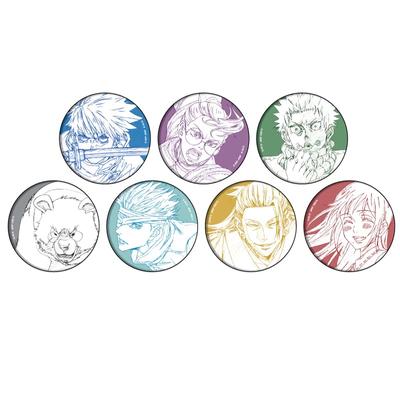 Mappa Jujutsu Kaisen the Movie 0 01 Velvet Specification Can Badge 7 Piece Box