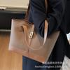 Large capacity bag women's 2025 new trendy autumn and winter retro fashion daily commuting versatile shoulder bag tote bag