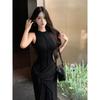 French Chic Sleeveless Waist-Cinched Hip-Hugging Long Dress for Women, 2026 Trend