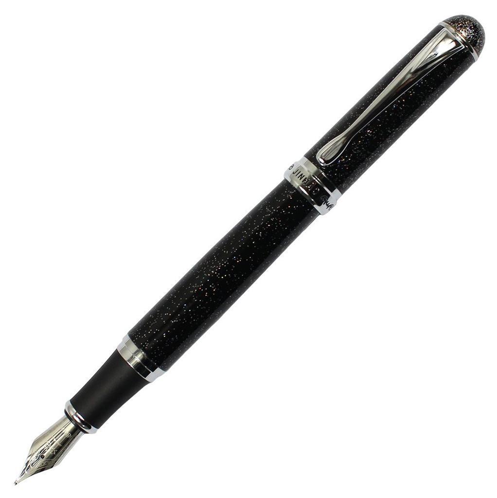 Gullor Advanced Jinhao Medium Fountain Pen X750 Black with Night Sky Pattern