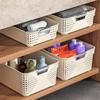 Multi-Purpose Plastic Storage Basket for Snacks, Toys, and Kitchen Items