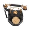 Retro Rotary Dial Phone Vintage Rotary Telephone Decor Statue Artist Figurine Cafe Bar Window Decor