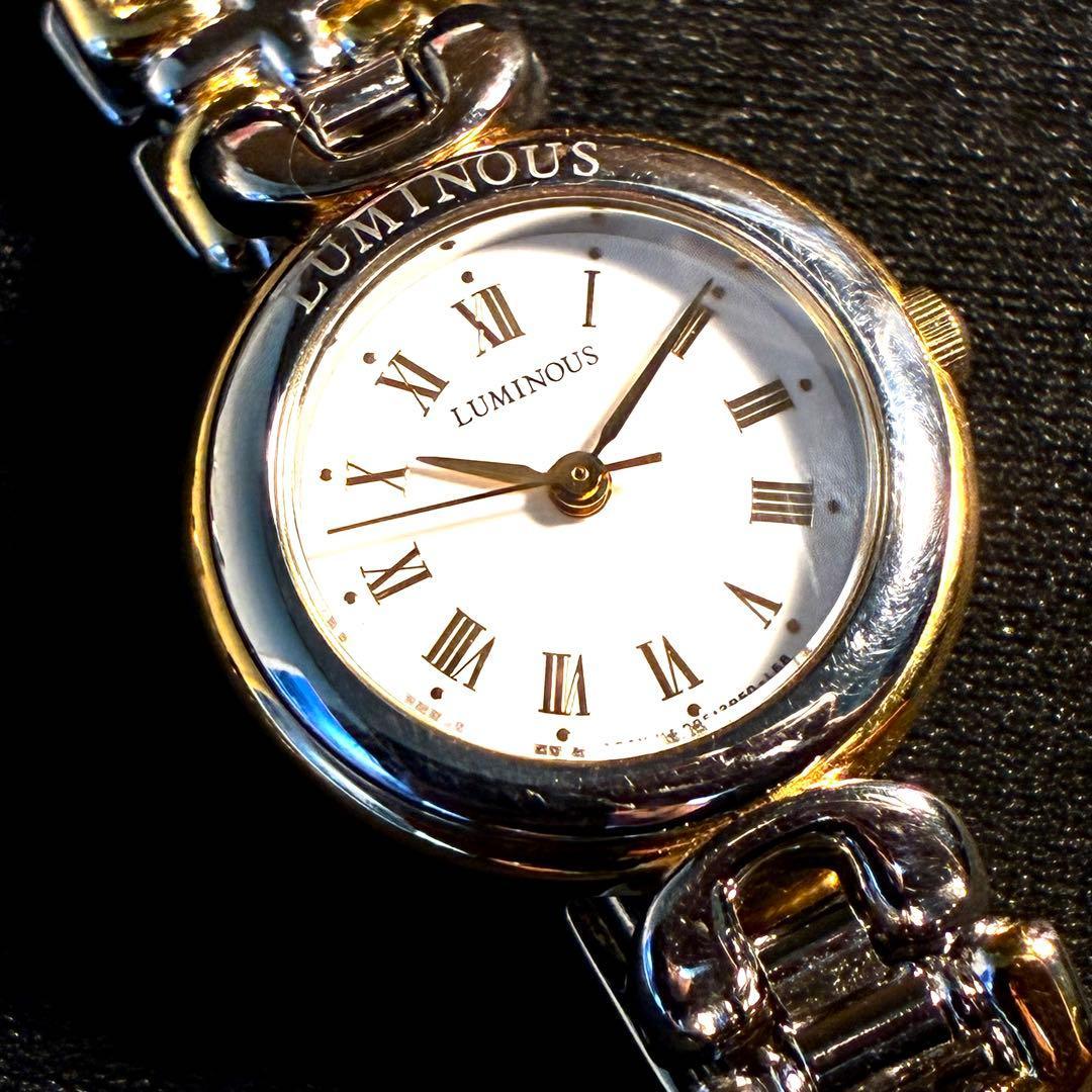 Used ORIENT Luminous Quartz Antique Ladies