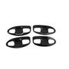 8PCS Carbon Fiber Side Door Handle Bowl Cover Trim For Subaru Forester 2019-2022
