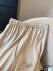 Women's Textured Pleated Tencel Cotton Wide Leg Pants