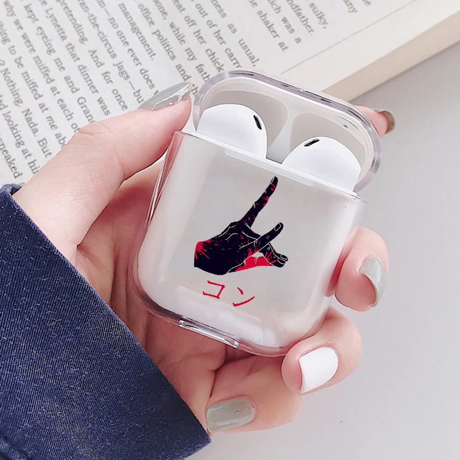 Anime Denji Chainsaw Man Soft Protector Cover Box für Apple Airpods 1 2 3 Pro Transparente Pochita Makima AirPods Hülle