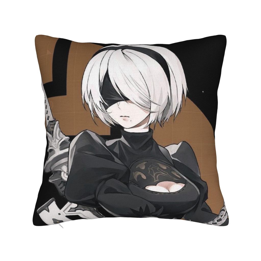 Nier Automatas Pillow Cover Fashion Pillow Case For Living Room Chair Custom Pillowcases Gift