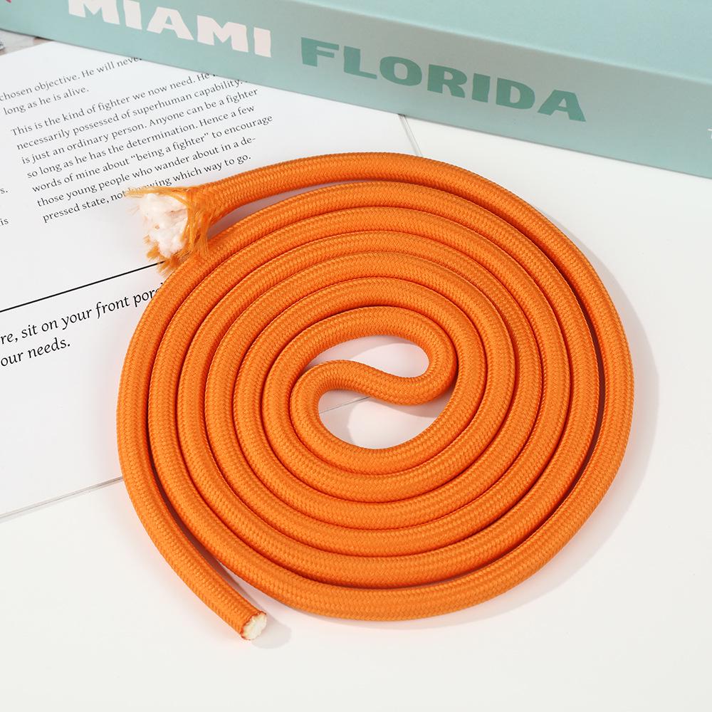 7MM Wear-Resistant Color Polyester Core-Spun Chinese Knot Braiding Rope for Handmade DIY Bag and Hanging Rope Projects.