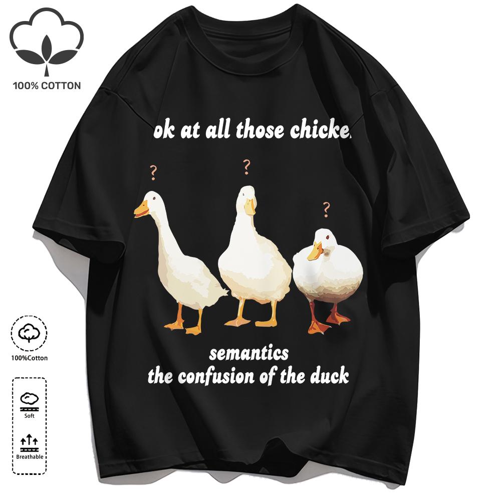 Classic Color Scheme T-Shirts For Unisex Retro Oversized Short Sleeves Fashion Couple Clothes Unisex Simple Basics Clothing