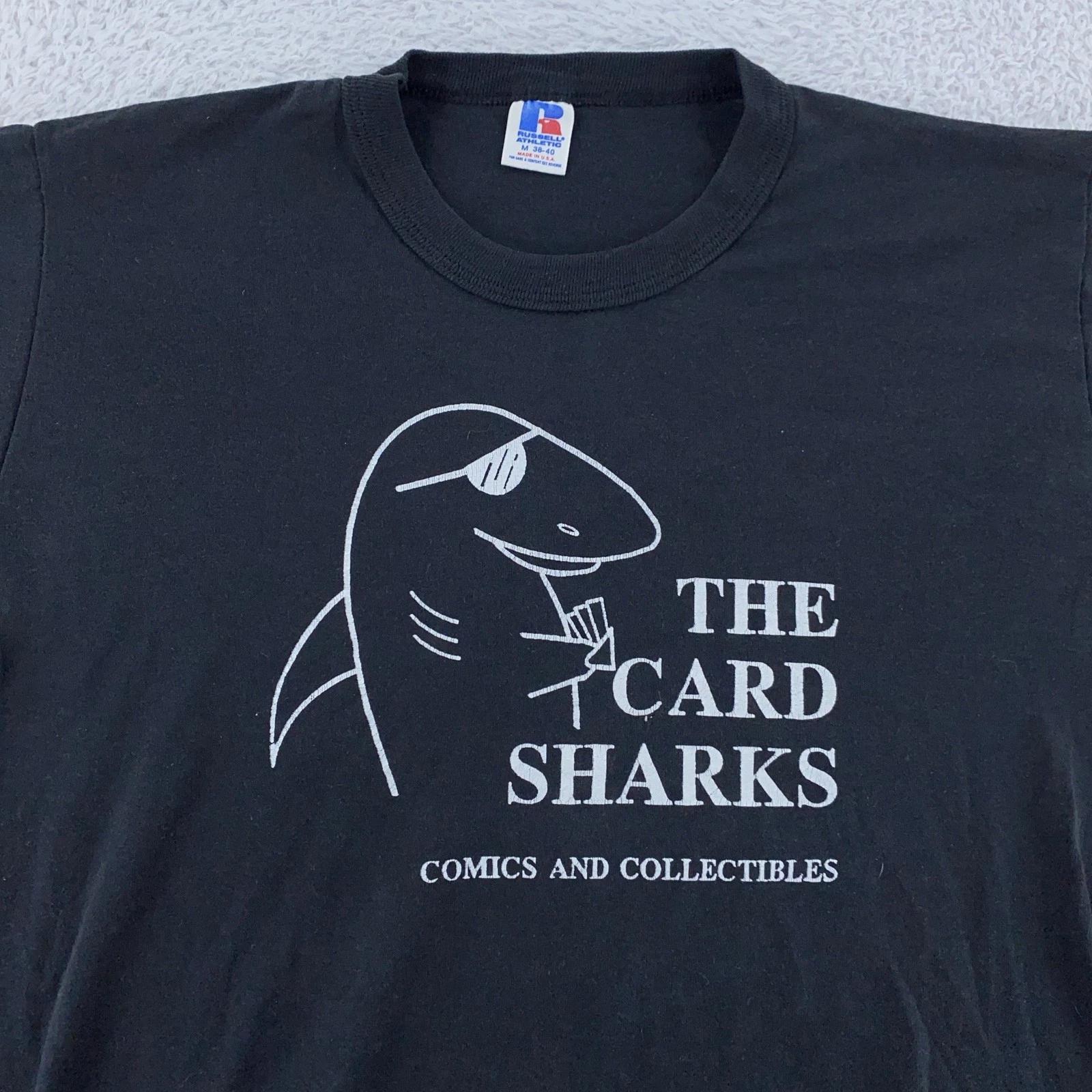 

Винтажная рубашка The Card Sharks Комиксы и Коллекционные предметы Мужская Маленькая Промо 90-х США S