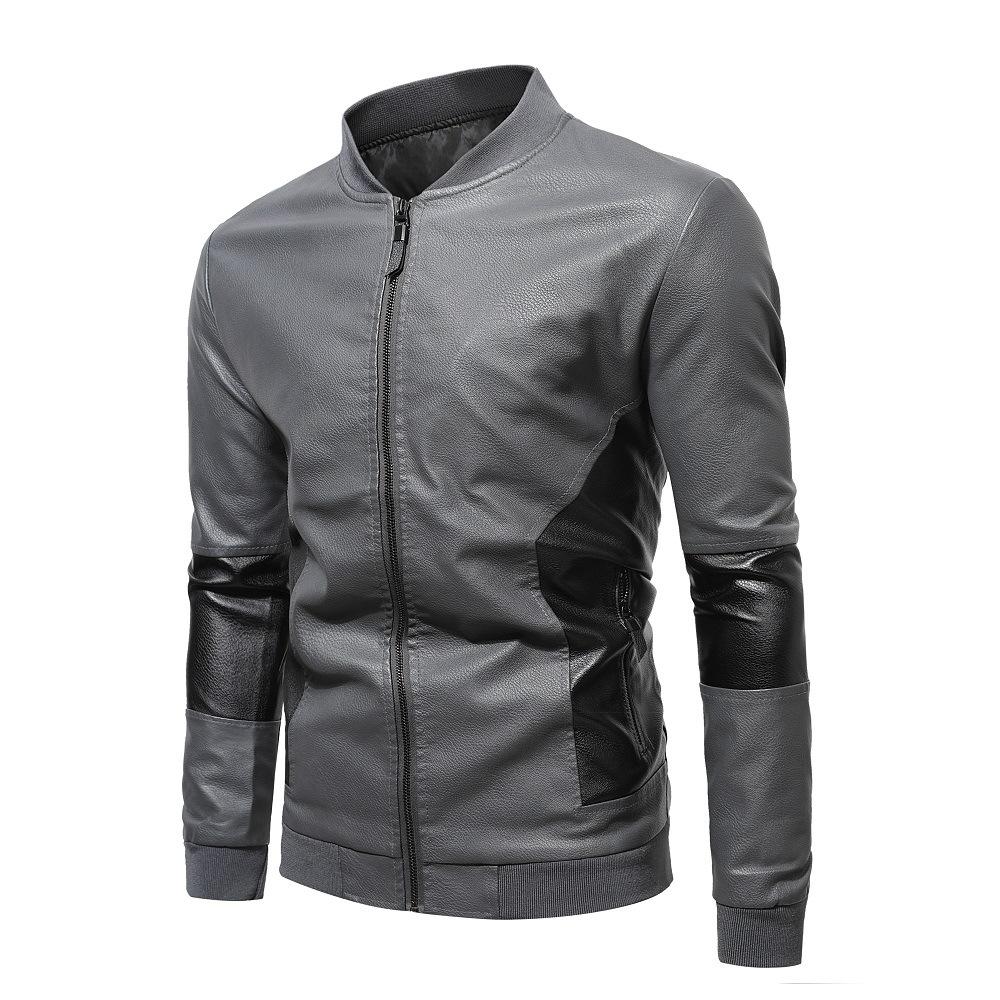 stand collar casual jacket