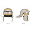 VidaXL Casque de soldat romain antique pour GN Argenté Acier