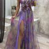 European Style Party One Shoulder Maxi Dress INS Casual Fashion Women