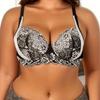 Sexy krajková kontrastní barva masážní košíček s kosticí podprsenka čistá touha velká velikost push-up spodní prádlo