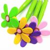 Soft Rubber Sunflower Bonsai Ballpoint Pen Cartoon Sunflower Ballpoint Pen Writing Signing Pen
