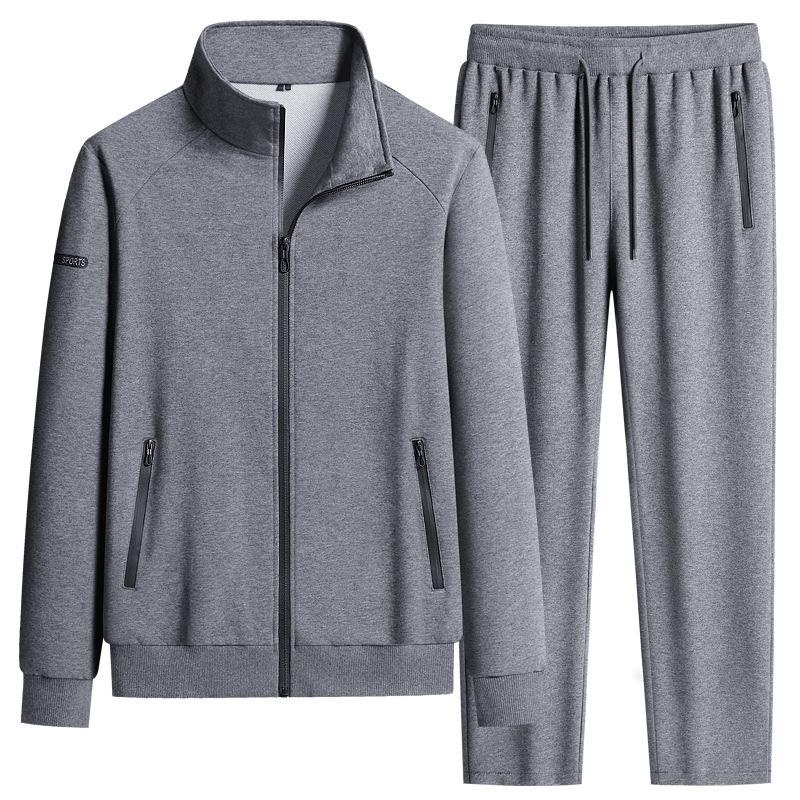 Men`s Casual Stand Collar Zip Up