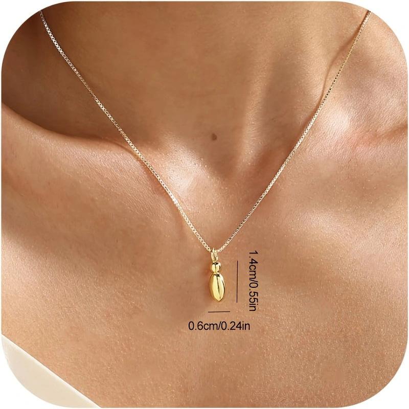CARLIDANA New Female Pendant Chubby Mini Bubble Letters Stainless Steel Gold Plated 26 English Alphabet Letter Fashion Woman