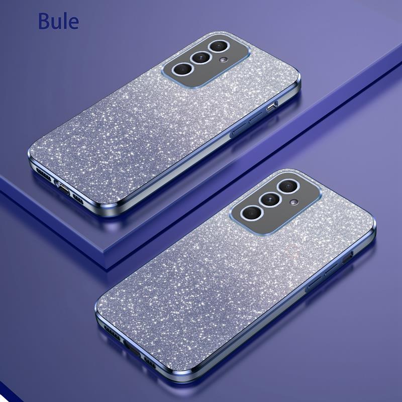 A 54 34 24 14 Luxury Gradient Glitter Plating Case For Samsung Galaxy A54 A34 A24 A14 4g 5g A04s 2023 Silicon Protect Back Cover