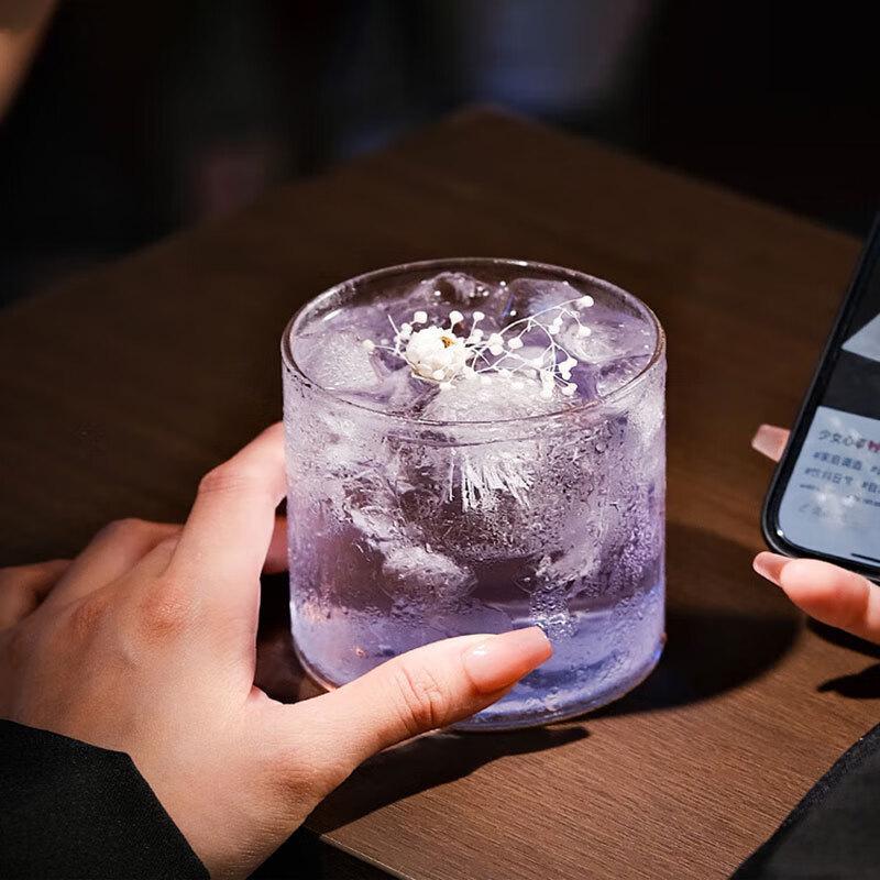 Shangqi Tall Flared Glass Water and Cocktail Cup Set