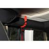 25.39'' Roll Bar Coat Hanger Clothes Hook for Jeep Wrangler TJ JK JL JT Red 2pcs