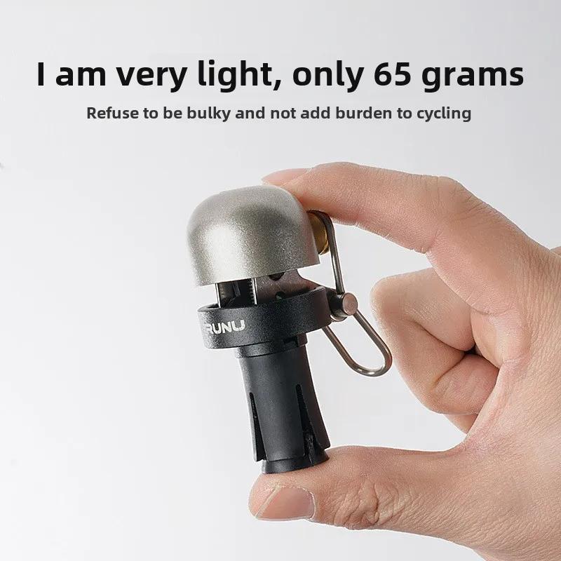 Bicycle Bell Mini Handlebar Bell High Resolution Ring Alarm Ring Ring Transparent Loud Sound Bicycle Horn Bicycle Accessories