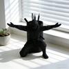 Porta-Canetas Ninja Warrior de 1 Peça Decoração Impressa em 3D Suporte de Caneta Ninja Organizador de Mesa Decoração Estatueta Porta-Canetas Multifuncional Impresso em 3D