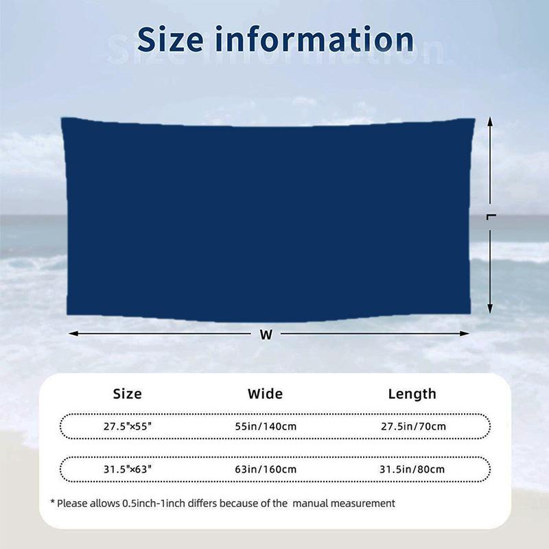 Club Vill-arreal Crest Design Beach Towel Microfiber Beach Towel, Lightweight and Quick-Dry, for Summer Travel, Swimming Pool Fan Birthday Gift