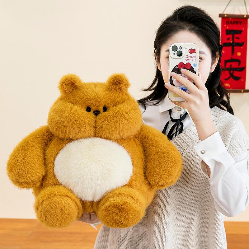 Snot Bear Xin'an Bear Pier Pier Bear Plush Toy Doll Girl Throw Pillow Rag Doll Birthday Gift