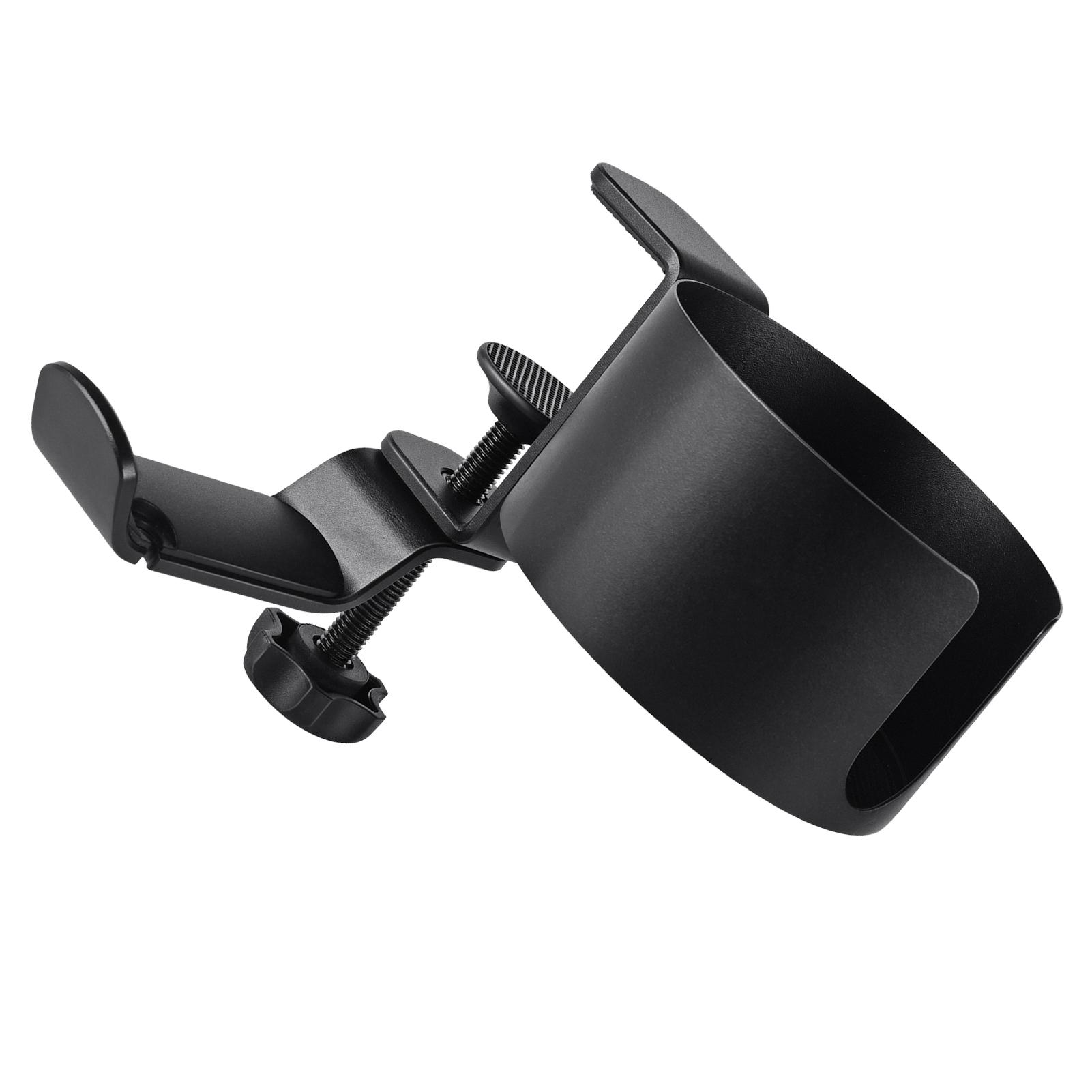 

Under Desk Headphones Stand 360 Degrees Rotation Desktop Water Cup Storage Mount for