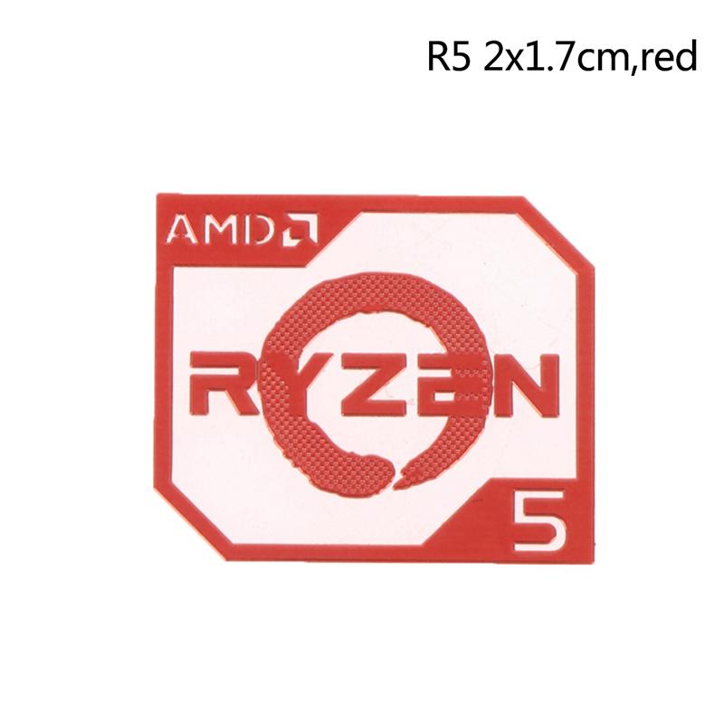 Amd Ruilong Ryzen R9 R7 R5 R3 Vega Metal Sticker Notebook Desktop Logo Sticker