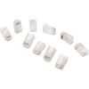 AISENS connecteur de Fils RJ-45 Transparent - Connecteurs de Fils (RJ-45, Transparent, Cat6, U/UTP (UTP), 10 pièce(s),