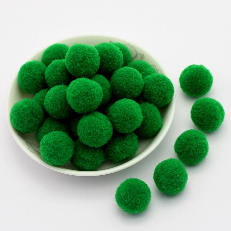 Colored Pompoms 81015202530Mm High Elasticity Soft Diy Pom Poms Fuzz Ball Pompom For Crafts Wedding Decor Kid Creative Toy