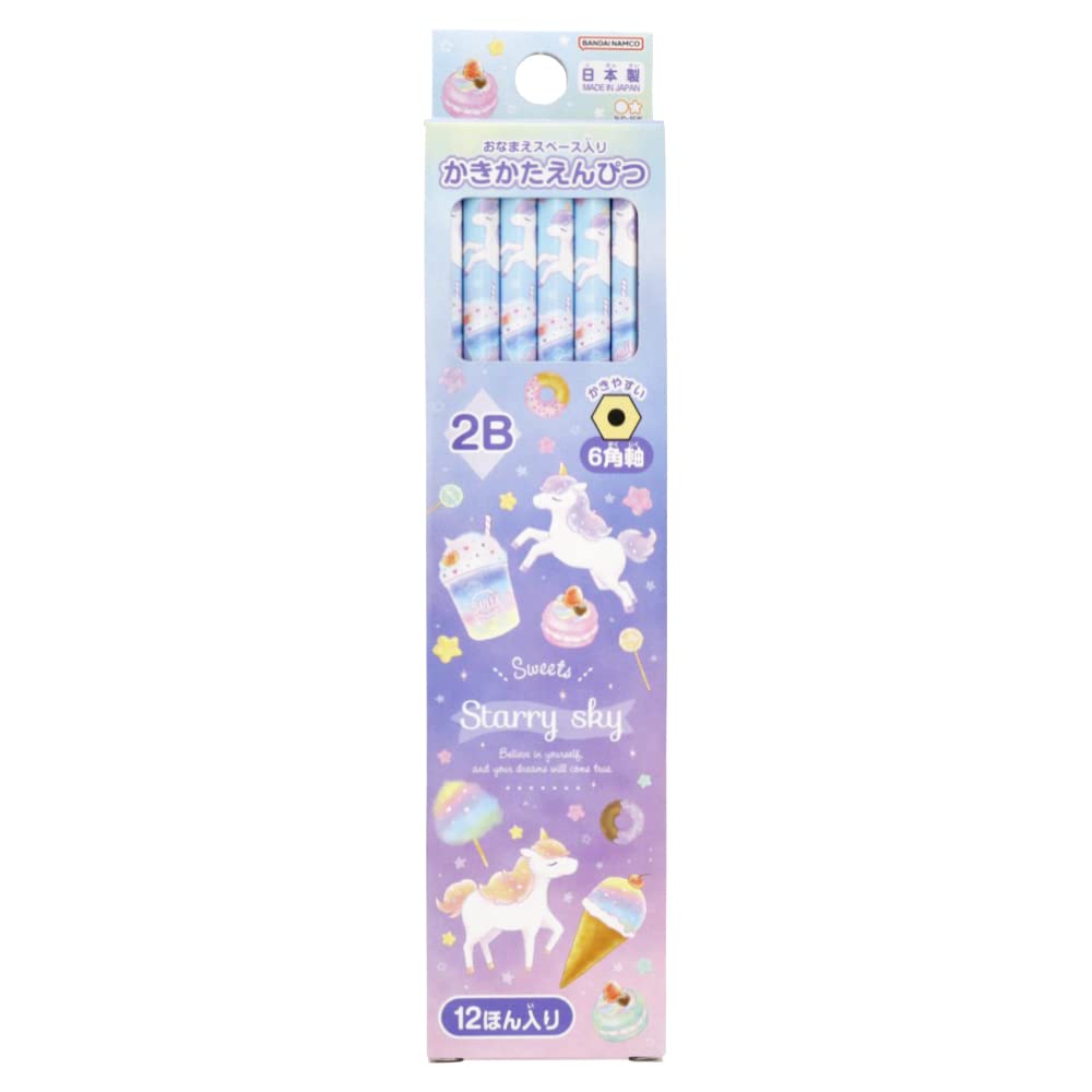 

Sunstar Stationery 1 Starry S5018447 Pencils, 2B, Dozen, Unicorn,