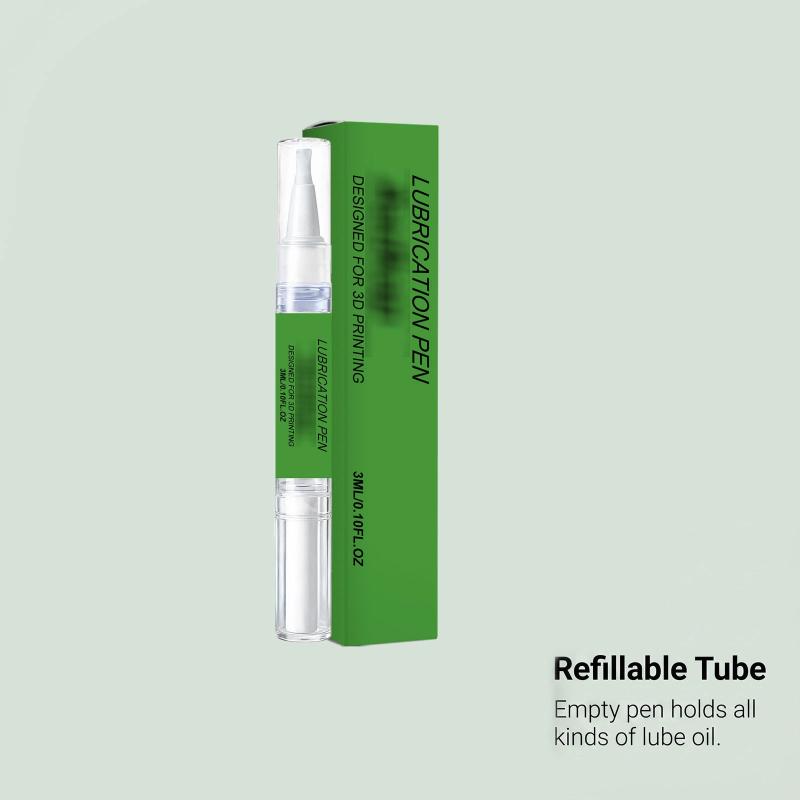3D Printer Lubricant Oil Stick & Cleaning Brush Heavy Duty for Linear Rail Maintenance Universal Fits Bambu Lab All Models