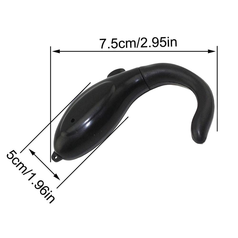 Driving Reminder Driver Fatigue Alarm With Dolphin Fish Type Ear Mounted Safe Driving Sleep Alarm For Long Distance Driving Car чёрный